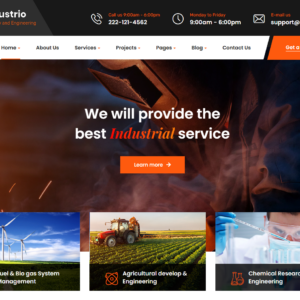Industrio - Industry & Factory Business Template